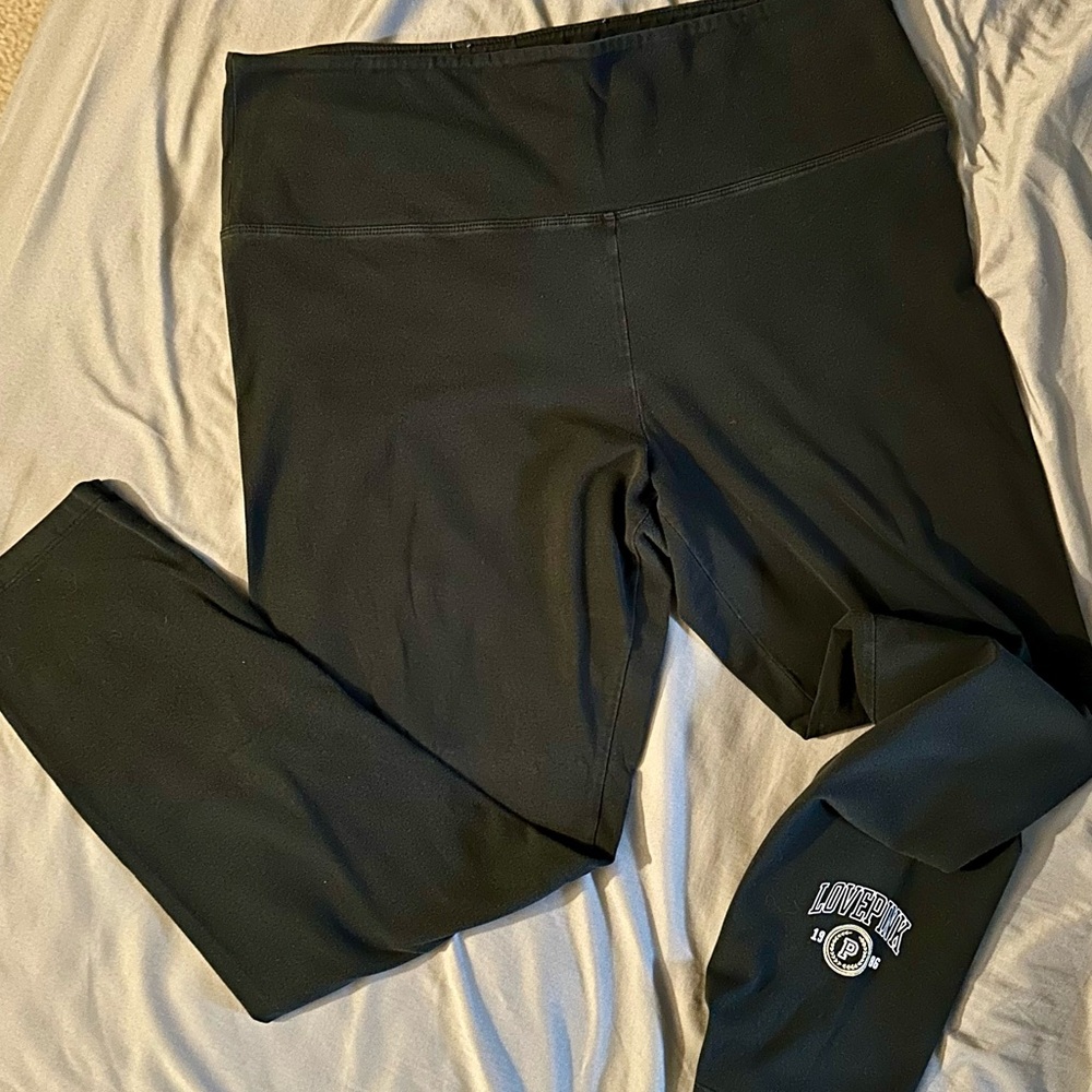 PINK Victoria's Secret Kids Black Leggings